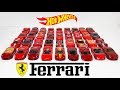 Hot Wheels Red Ferrari Cars Showcase