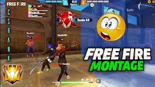 Free Fire Montage 😲 | Free Fire 🔥 Max | Free Fire 🔥 Gameplay 😱 Video - Garena Free Fire 🚒