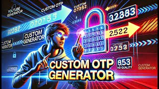 Custom OTP Generation: How to Build a Secure One-Time Password System | One Time Password | OTP