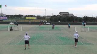 '14　全日本クラブソフトテニス選手権大会　準決勝　1-1