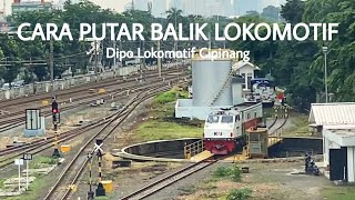 TERNYATA SEPERTI INI!! CARA PUTAR BALIK LOKOMOTIF KERETA | Locomotive Driver Channel