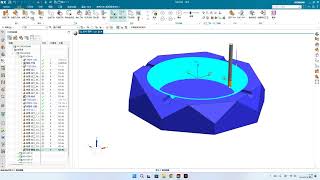 UG编程实战，烟灰缸无浮雕款 05，正面刀路完成