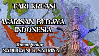 TARI KREASI WARISAN BUDAYA INDONESIA - Mudah untuk Anak Usia Dini #anaktk #tarikreasi #tarianaktk