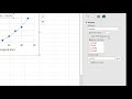 quadratic trendline using Excel video