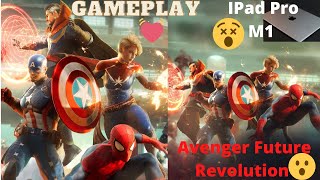 Marvel Future Revolution on iPad Pro M1 like PC❤️❤️||Gameplay|| Avengers 💕💕|| IPad Pro M1 😍😍||