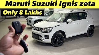 Maruti Suzuki Ignis Zeta 2nd Top Model Review: On Road Price \u0026 All Features - Ignis 2024 Model !