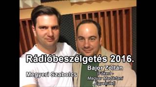 Bajor Zoltán Főkert természetvédelmi referens/Megyeri Szabolcs - rádióbeszélgetés