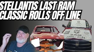 The Last Ram 1500 Classic Has Been Built At Warren Assembly End Of An Era At Stellantis