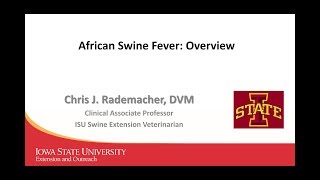 African Swine Fever Overview