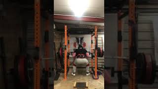 SSB Safety Bar Squats. 218kg / 480lb 2x3