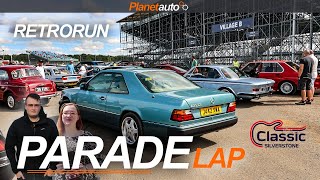 Silverstone The Classic 2022 RetroRun Parade Lap