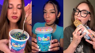 TIKTOK Funfetti Icing/Frosting & Cookie Dough Mukbang Compilation!