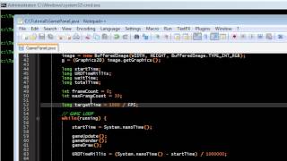 Part 2 - Basic Game Programming in Java - Setting the FPS
