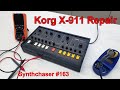 Korg X-911 Guitar Synthesizer Repair - Synthchaser #163