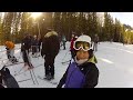 vanessa skiing downhill