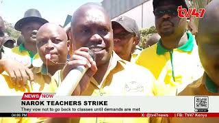 KUPPET teachers in Narok hold demos