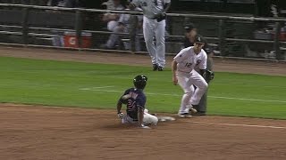 CLE@CWS: Bourn rips a triple to the gap in the 9th