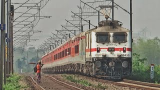 DARJEELING MAIL rushing towards its destination led by SDAH WAP7 | NFR