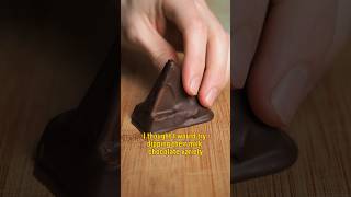 Dipping chocolate in chocolate