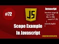 What Is Scope In Javascript || Javascript || Javascript Tutorial || Javascript Course || Es6 Course