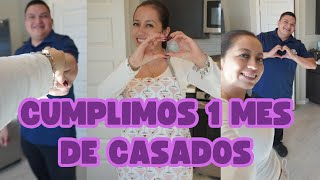 Cumplimos un mes de casados