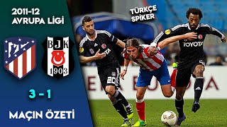 Atletico Madrid 3-1 Beşiktaş | 2011-12 Avrupa Ligi Son 16 - Türkçe Spiker
