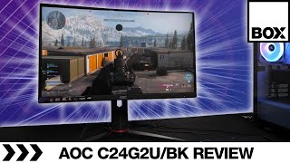 AOC C24G2U/BK 165Hz 24'' Curved Gaming Monitor Review