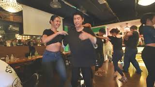 Salsa Dancing 식 y 누리 (아우라 디 맘보  ADM) 살사 댄스 - 홍대클럽 놀이터