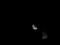 Moon and Saturn conjunction on 10 June 2023 | #shorts  | Saturn beside moon