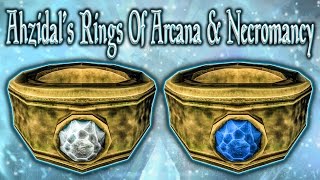 Skyrim SE - Ahzidal's Rings Of Arcana \u0026 Necromancy - Unique Rings Guide