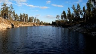 An artificial lake in the middle of nowhere (Finland)