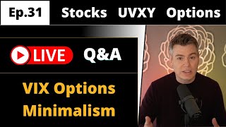 Ep.31  -  VIX Options Trades  -  Minimalism in 2022