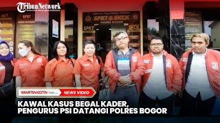 Kawal Kasus Begal Kader, Pengurus PSI  Datangi Polres Bogor