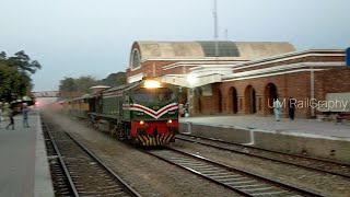 100+ KMPH Speed Collections of. 34 Dn Pak Business Express Lead by AGE-30 Locos From Okara