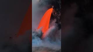 krakatoa eruption footage iceland volcano live lava volcano on water sea