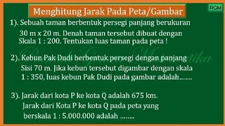 Menghitung Jarak Peta #jarakpeta