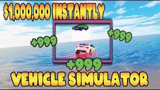 Free Money In Vehicle Simulator Over 225k Under 1 Minute - roblox fastest car in vehicle simulator roblox free lua