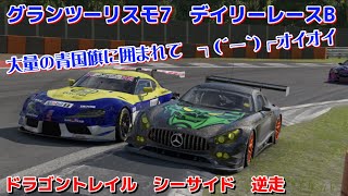 【GT7】デイリーレース　完全アウェーでオーストラリア人だらけ🐨　ドラゴントレイルシーサイド逆走