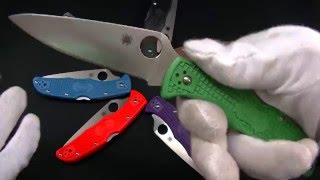 Spyderco【スパイダルコ】■ エンデューラ 4 【VG-10】【直刃】【各カラー】C10F Endura4