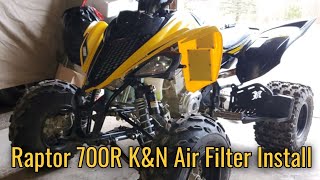 2016 Raptor 700R update and Air Filter!