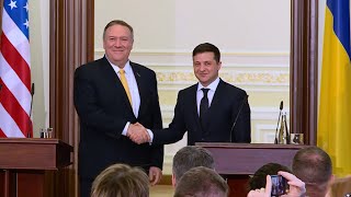 Pompeo Assures Kyiv Of 'Unwavering' Support, Discusses Possible Zelenskiy Visit