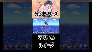 マリオとルイージを見分ける方法【スマブラSP】#shorts