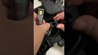 How to install the LED headlight H7 by yourself for saving money?
