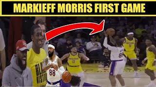 Markieff Morris Lakers Game Debut (Highlights)