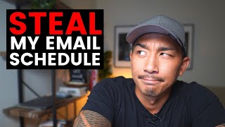 STEAL My Weekly Email Marketing Schedule