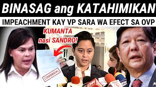 KAKAPASOK LANG NAGKA SAGUTAN NA! VPSara Duterte PBBM Sandro Marcos! Grabe Ito pala dahilan, Panoorin