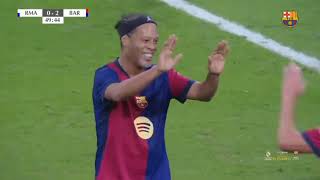 FCBarcelona Legends vs Real Madrid legends Barca win 4-2