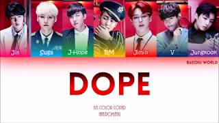BTS (Bangtan Boys (방탄소년단) - Dope/Sick (쩔어) (Color Coded) (Han|Rom|Eng)