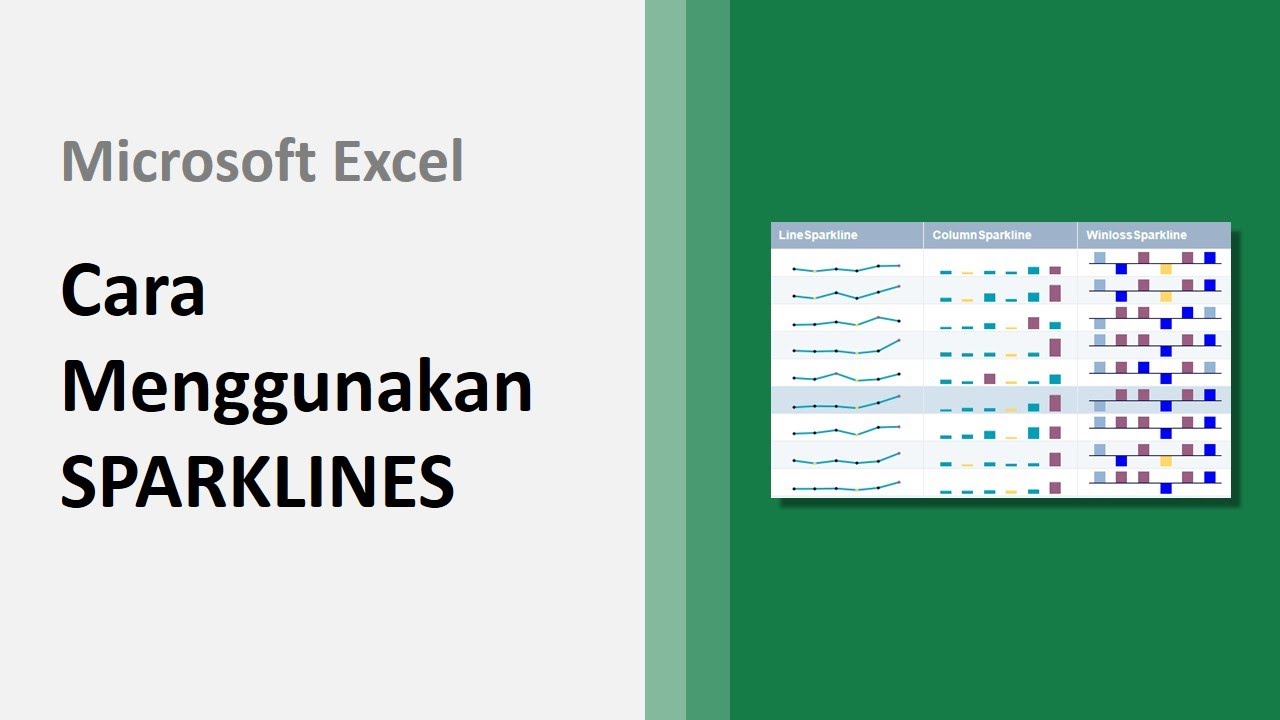 49 Sparklines Excel Tutorial Youtube
