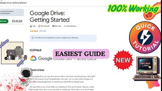 Google Drive: Getting Started |Step By Step Guide |#GSP468 #qwiklabs #arcade_facilitator
